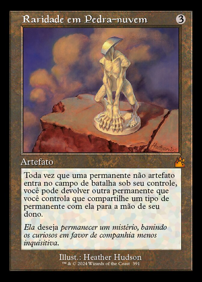 Raridade em Pedra-nuvem