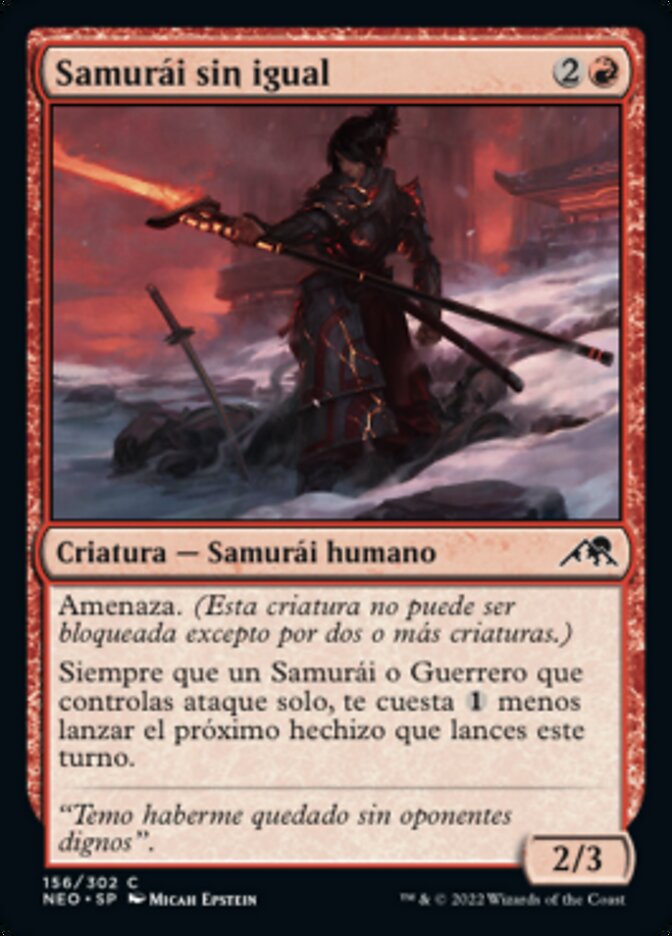 Samurái sin igual