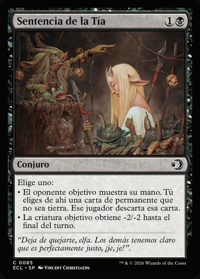Sentencia de la Tía