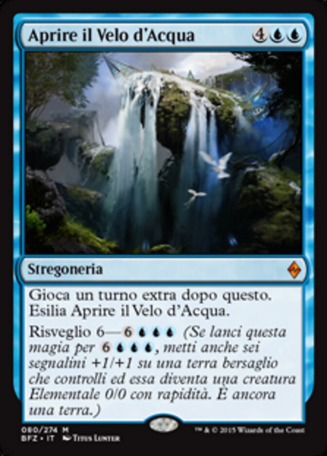 Aprire il Velo d'Acqua