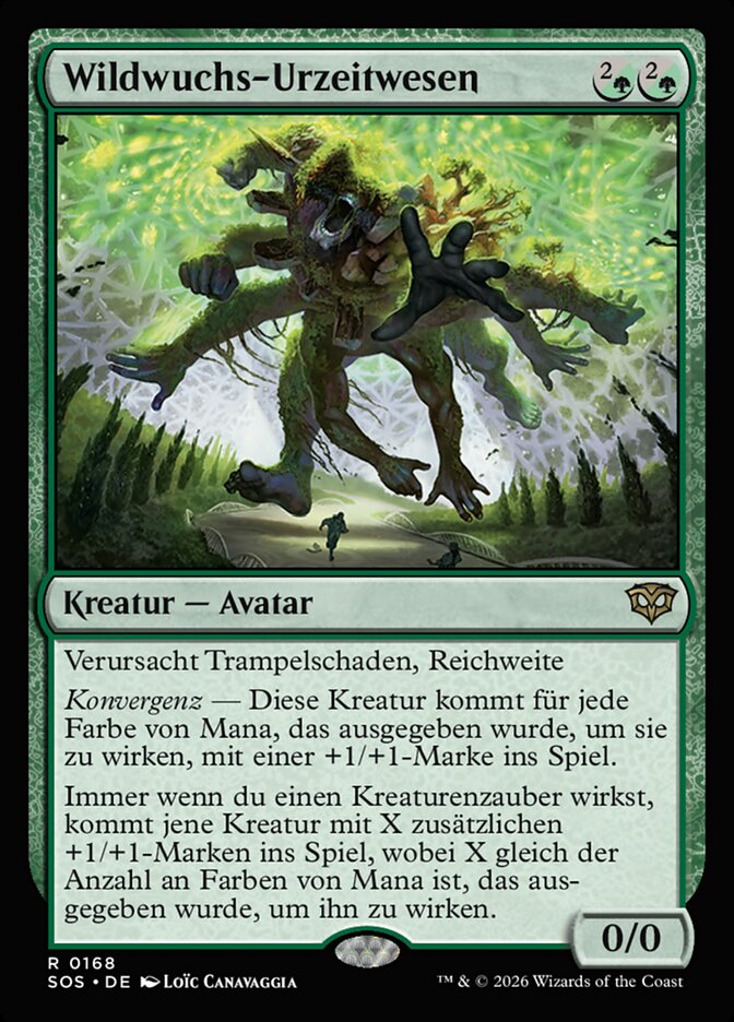Wildwuchs-Urzeitwesen