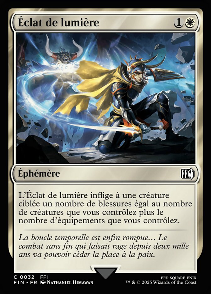 Éclat de lumière
