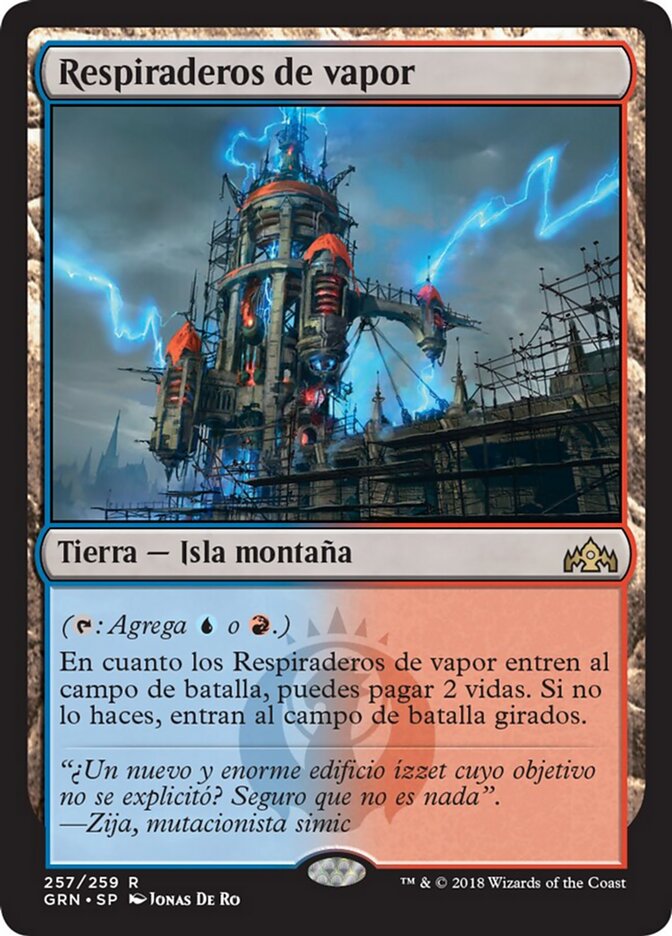 Respiraderos de vapor