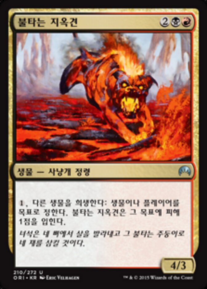 불타는 지옥견