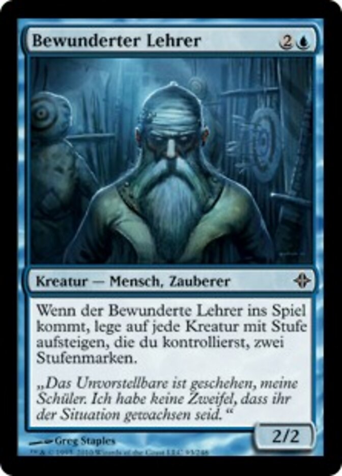 Bewunderter Lehrer