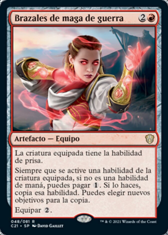 Brazales de maga de guerra