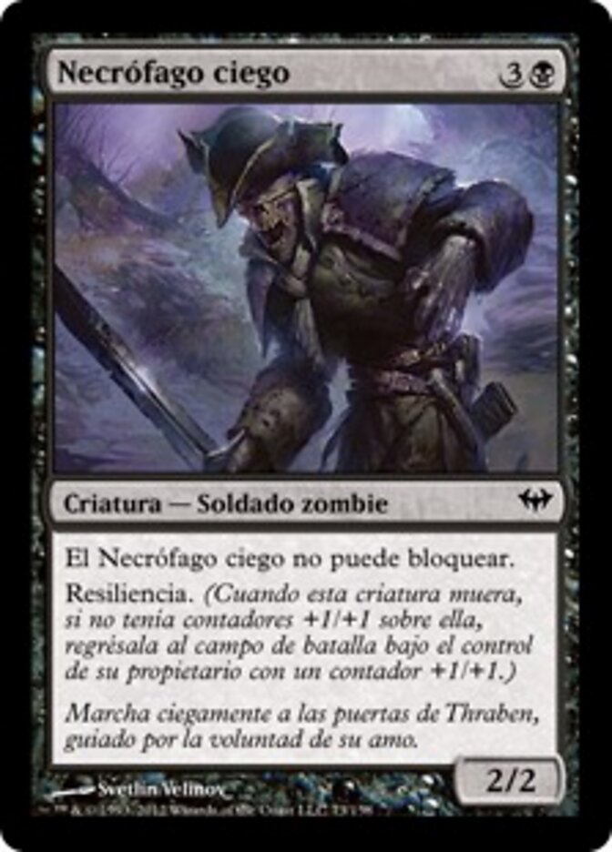 Necrófago ciego