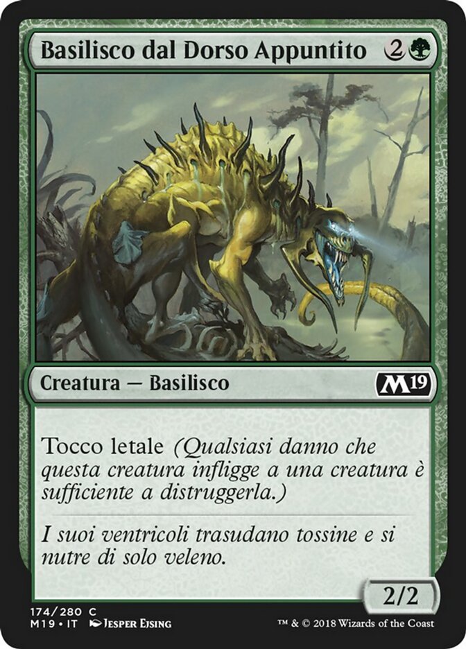 Basilisco dal Dorso Appuntito