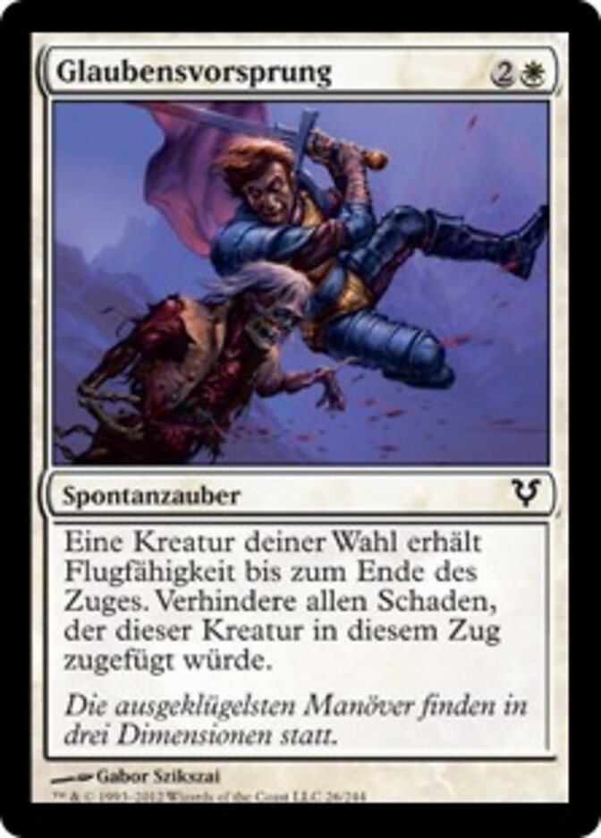 Glaubensvorsprung