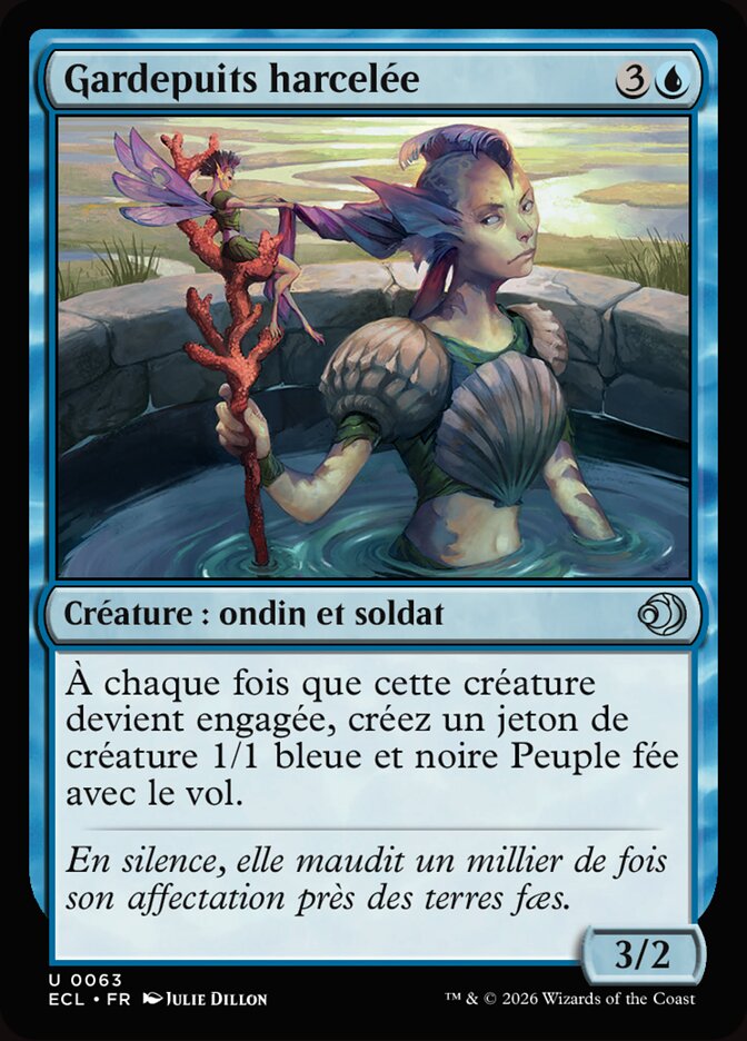 Gardepuits harcelée