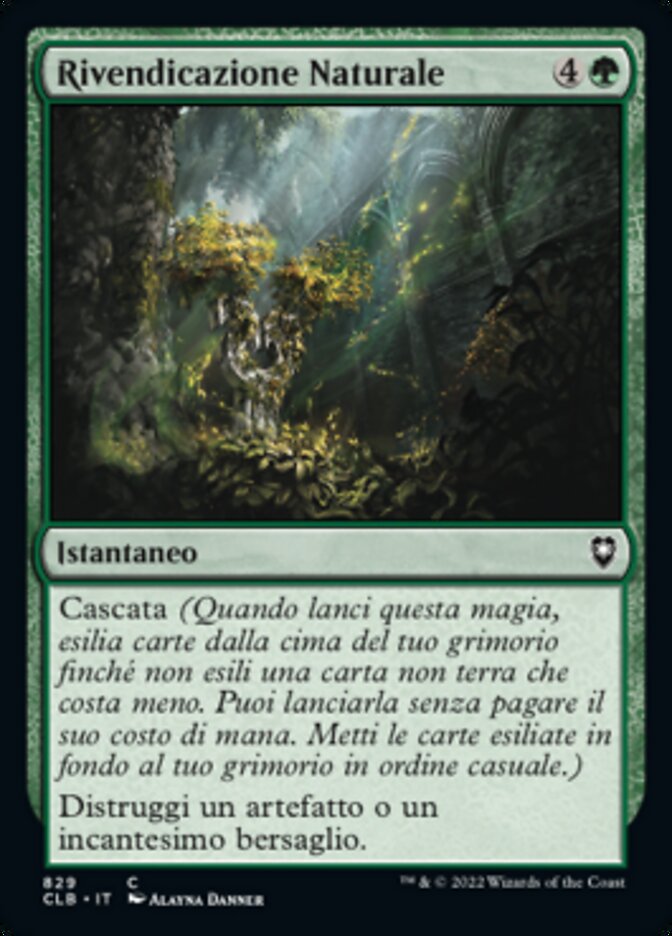 Rivendicazione Naturale