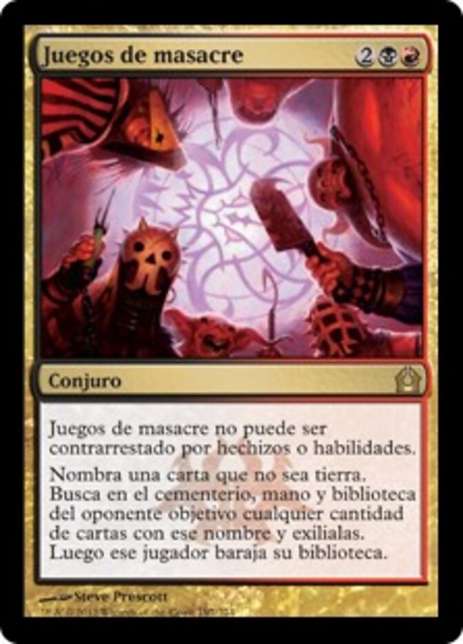 Juegos de masacre