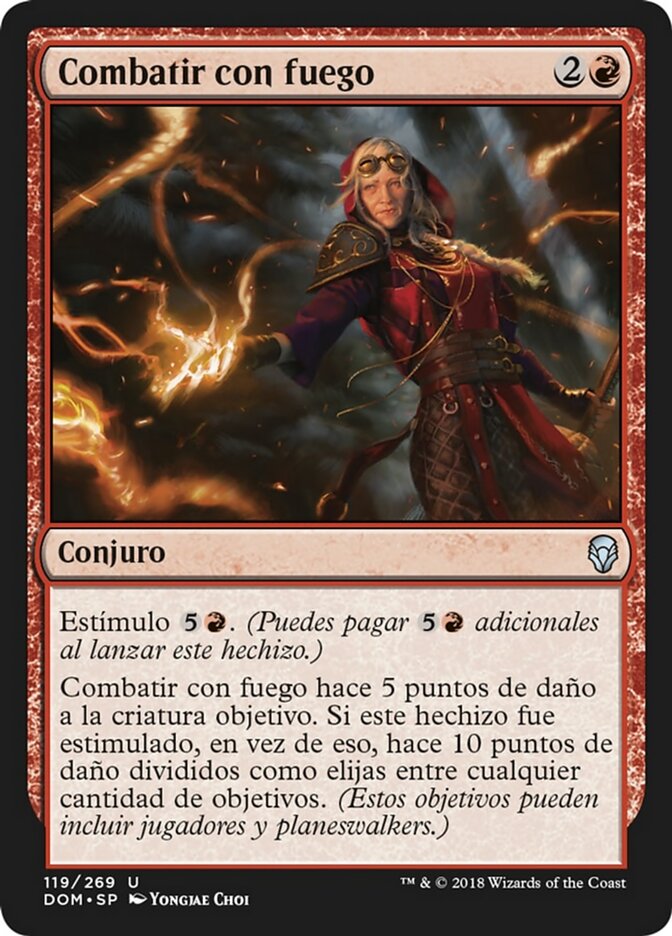 Combatir con fuego