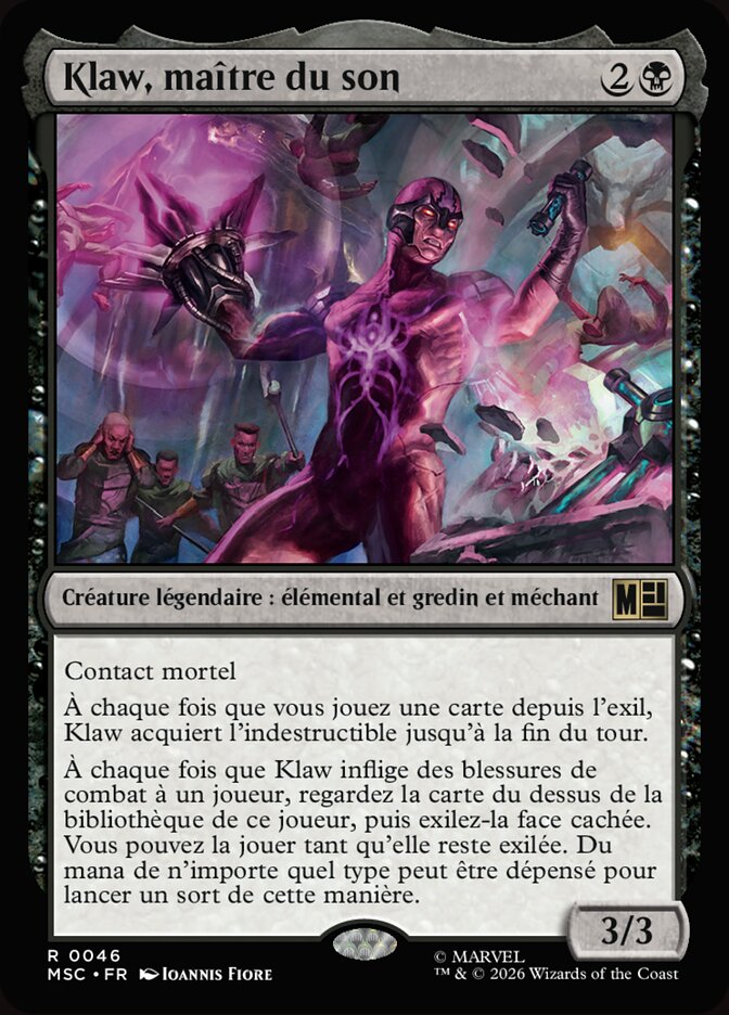 Klaw, maître du son
