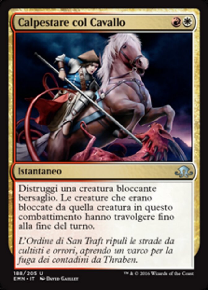 Calpestare col Cavallo