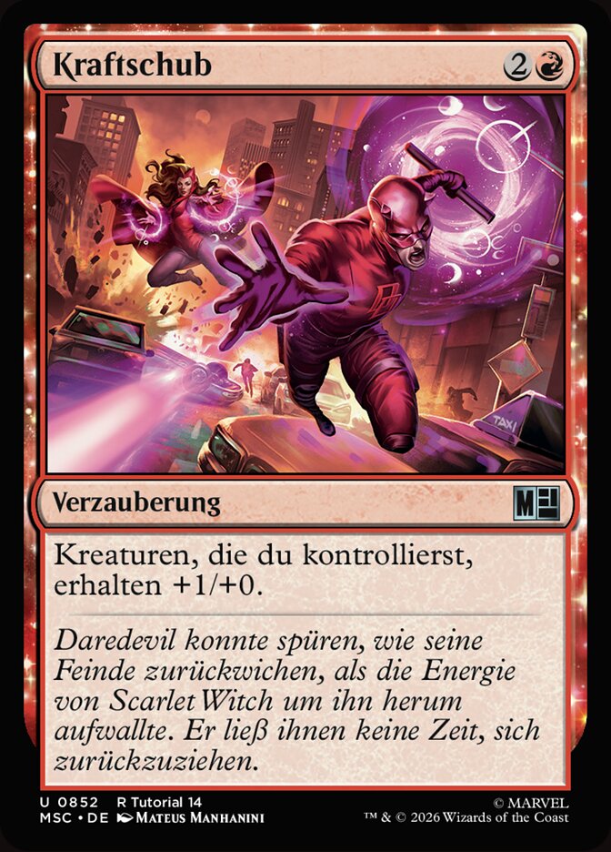 Kraftschub