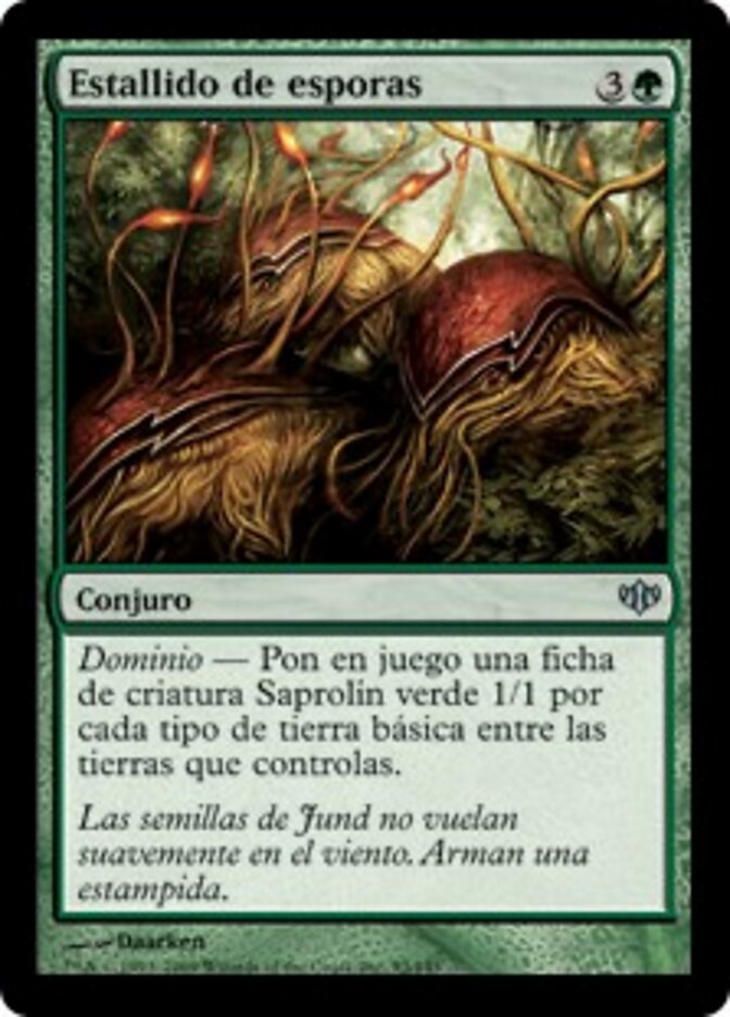 Estallido de esporas