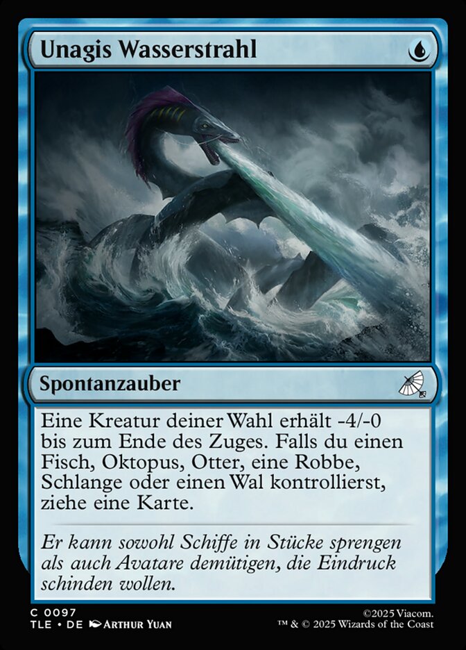 Unagis Wasserstrahl