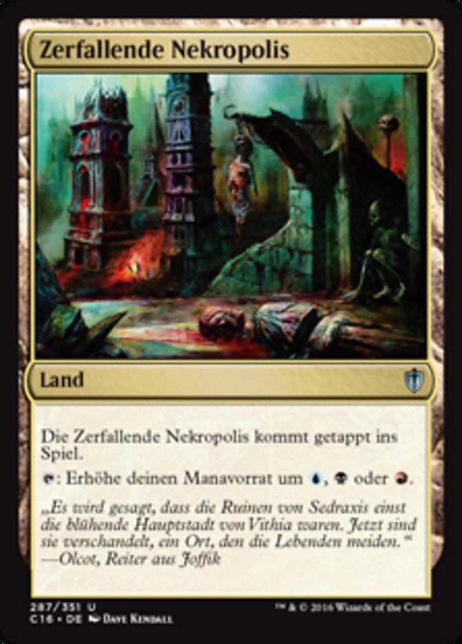 Zerfallende Nekropolis