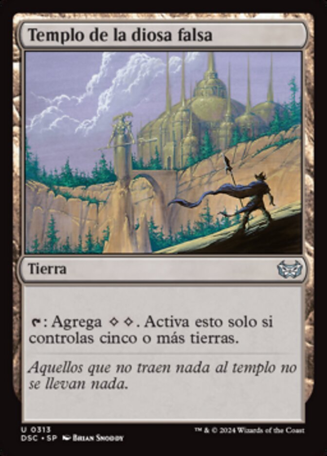 Templo de la diosa falsa