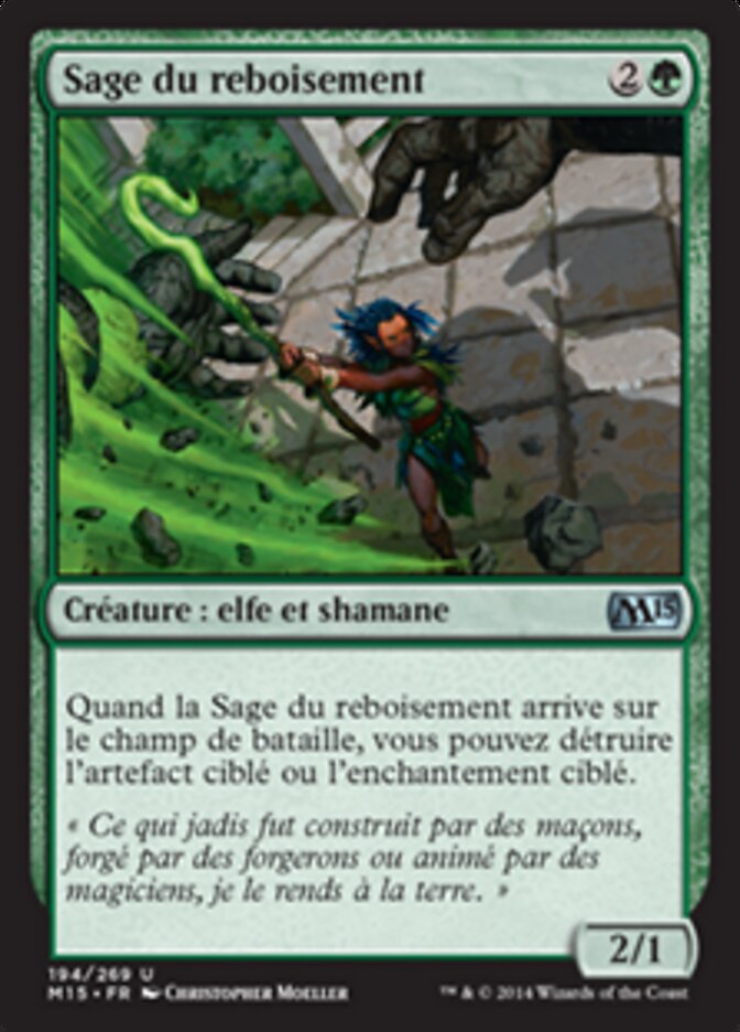 Sage du reboisement