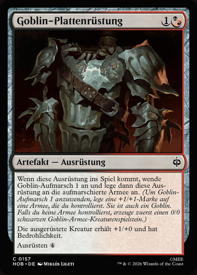 Goblin-Plattenrüstung