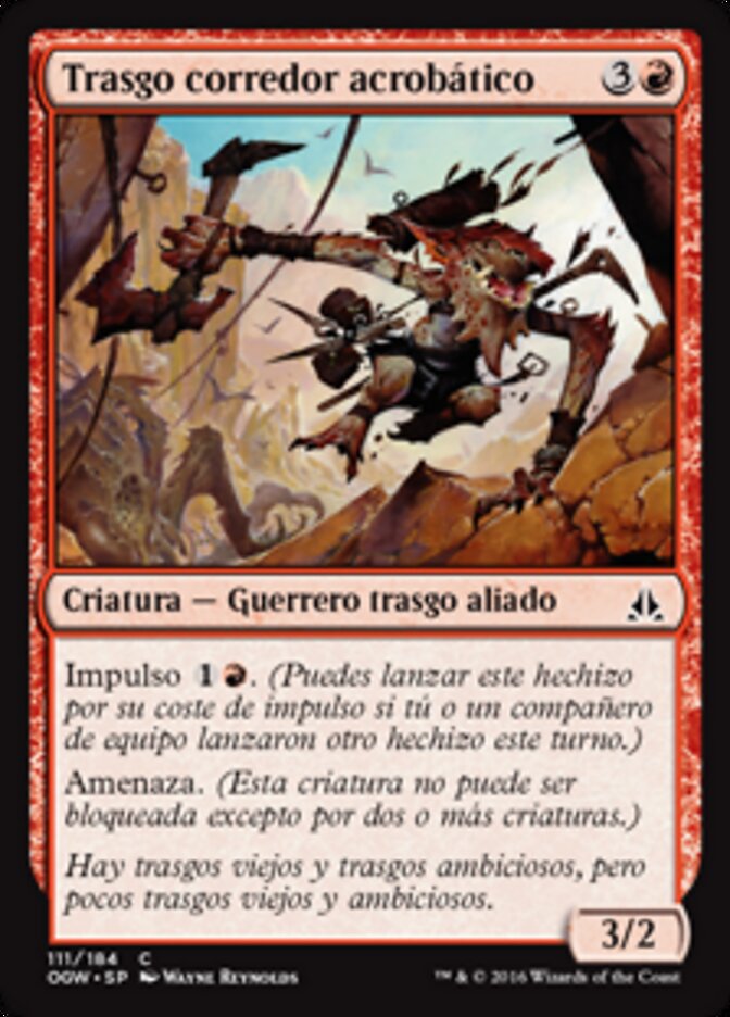 Trasgo corredor acrobático