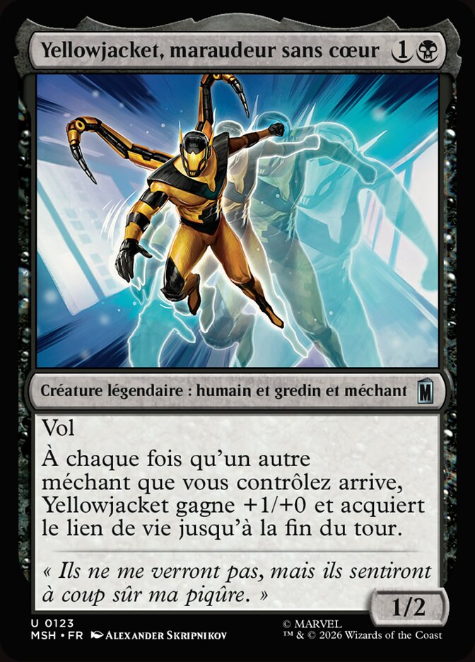 Yellowjacket, maraudeur sans cœur