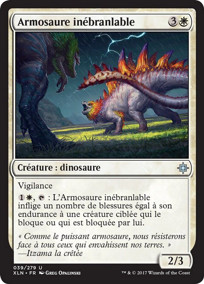 Armosaure inébranlable