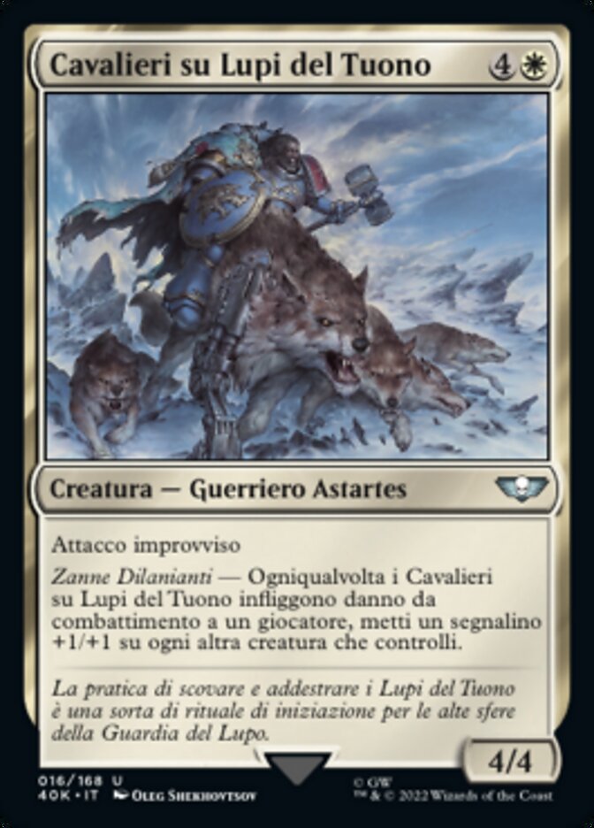 Cavalieri su Lupi del Tuono