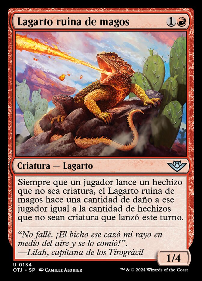 Lagarto ruina de magos