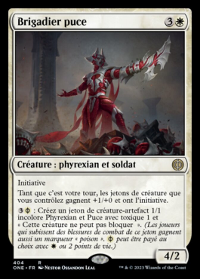 Brigadier puce