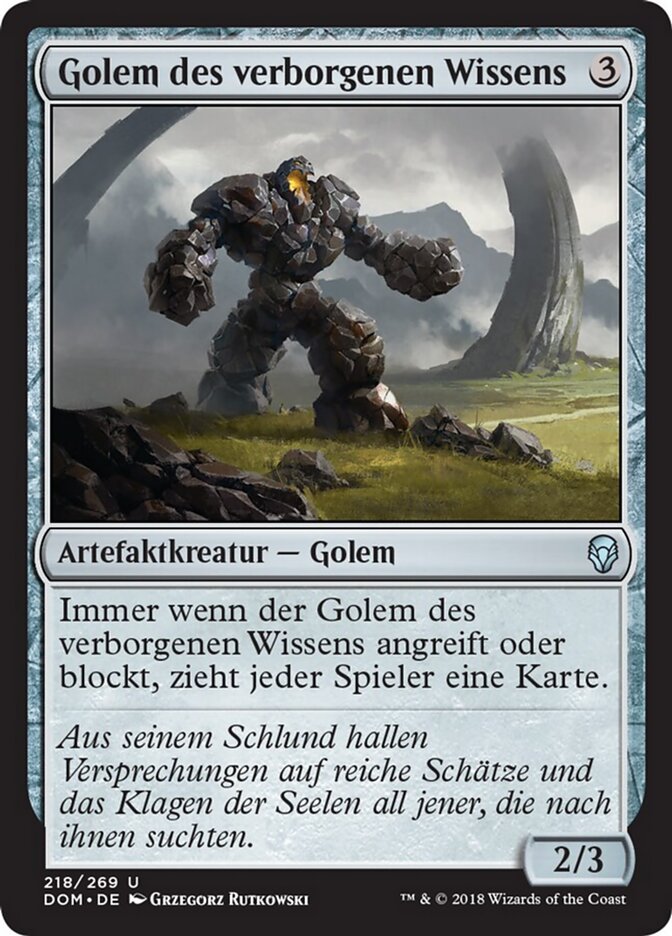 Golem des verborgenen Wissens
