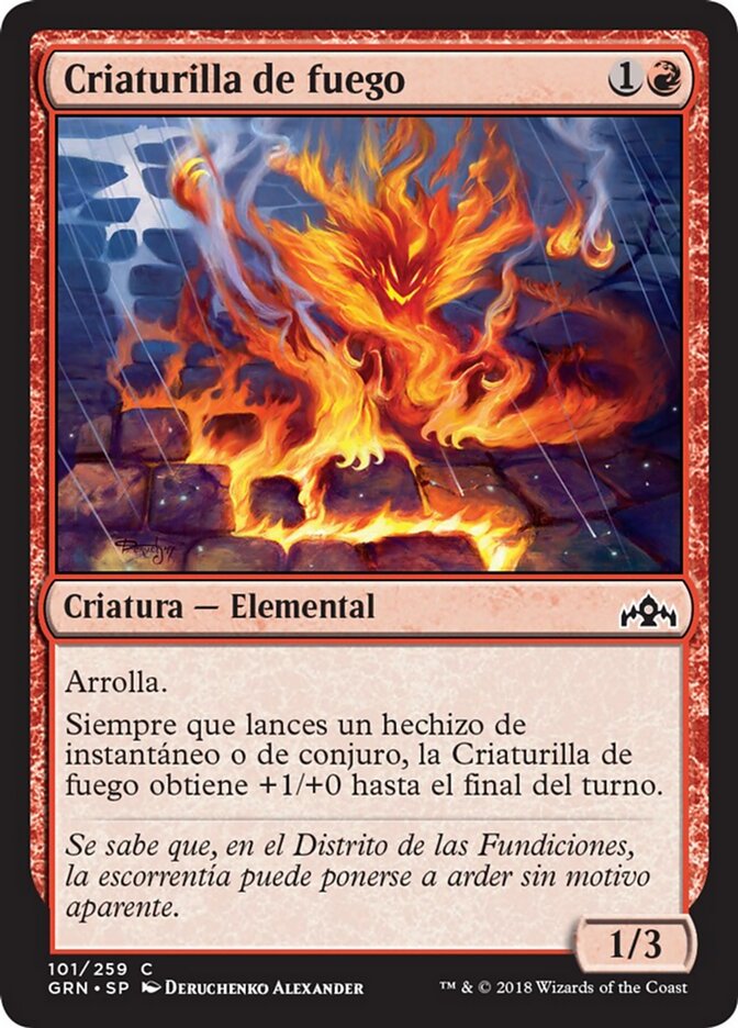 Criaturilla de fuego