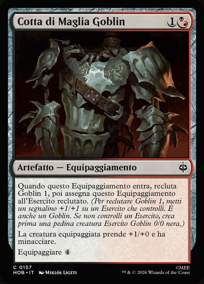 Cotta di Maglia Goblin