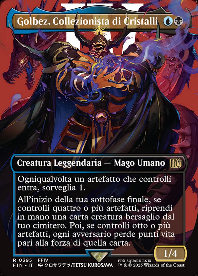 Golbez, Collezionista di Cristalli