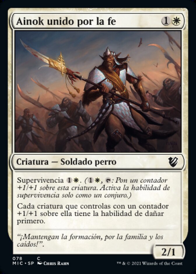 Ainok unido por la fe