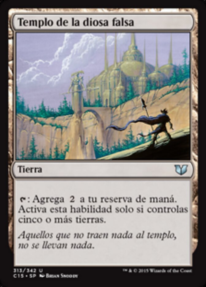 Templo de la diosa falsa