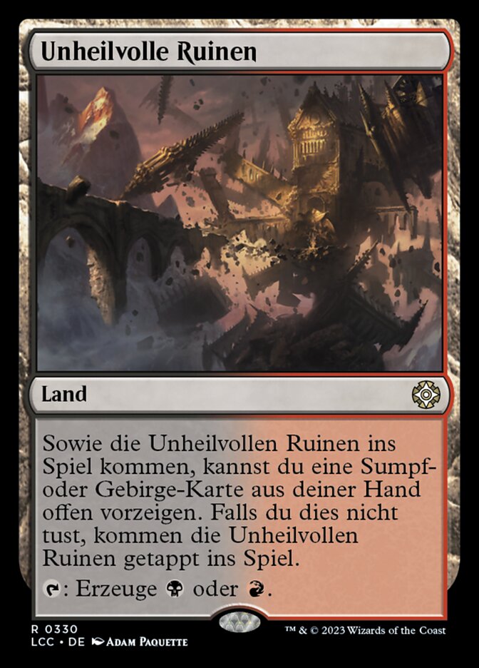 Unheilvolle Ruinen