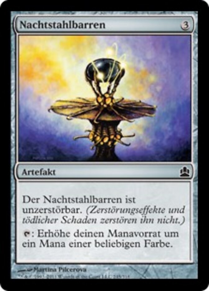 Nachtstahlbarren