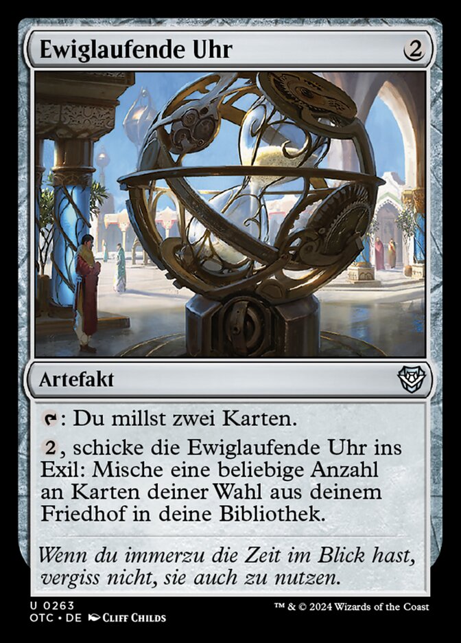 Ewiglaufende Uhr