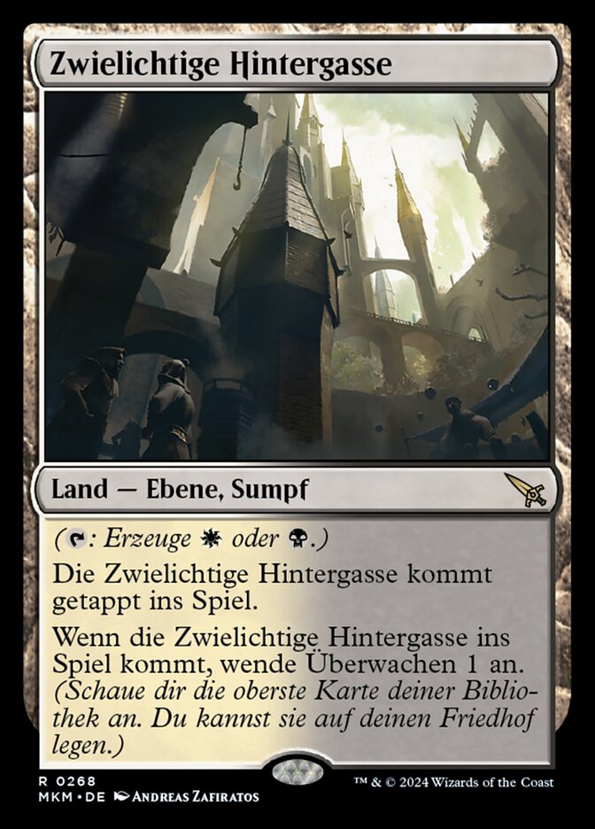 Zwielichtige Hintergasse