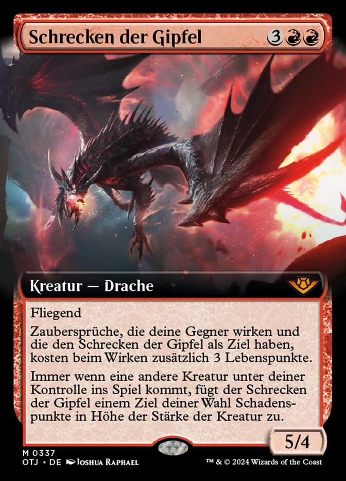 Schrecken der Gipfel