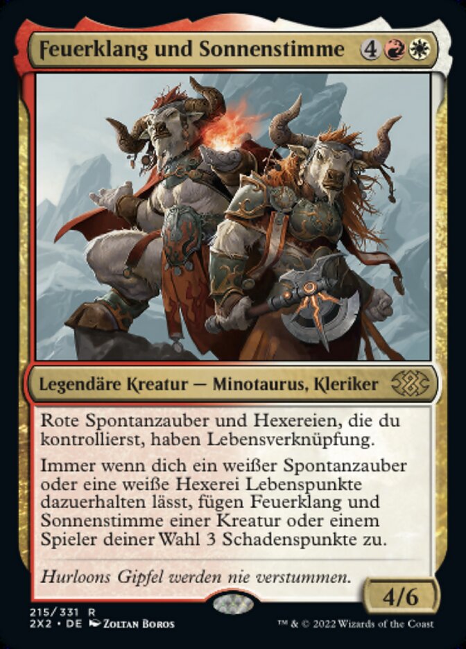 Feuerklang und Sonnenstimme