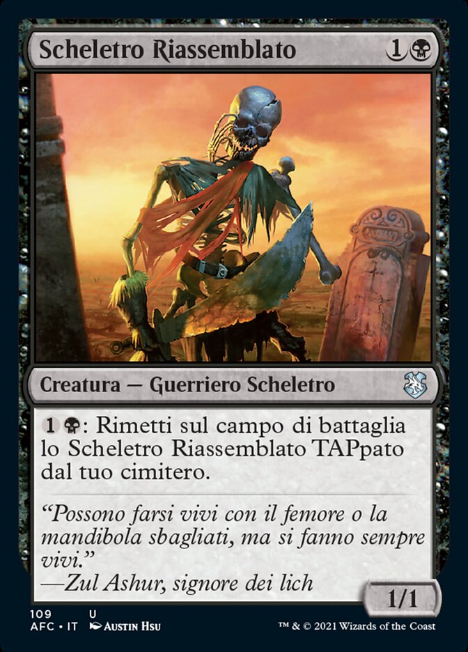 Scheletro Riassemblato