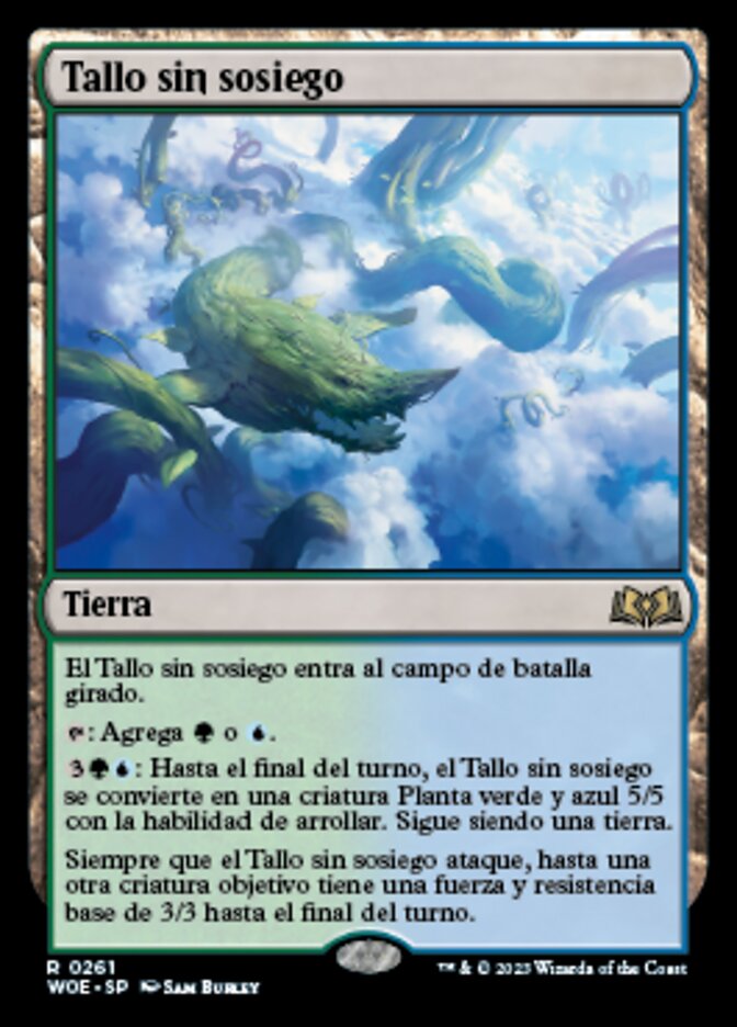 Tallo sin sosiego