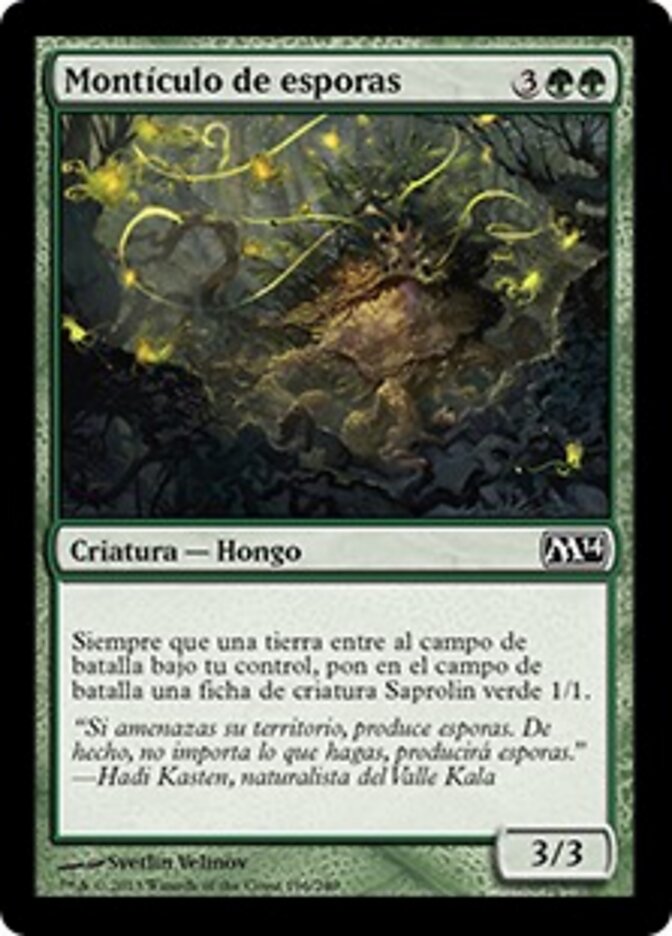 Montículo de esporas