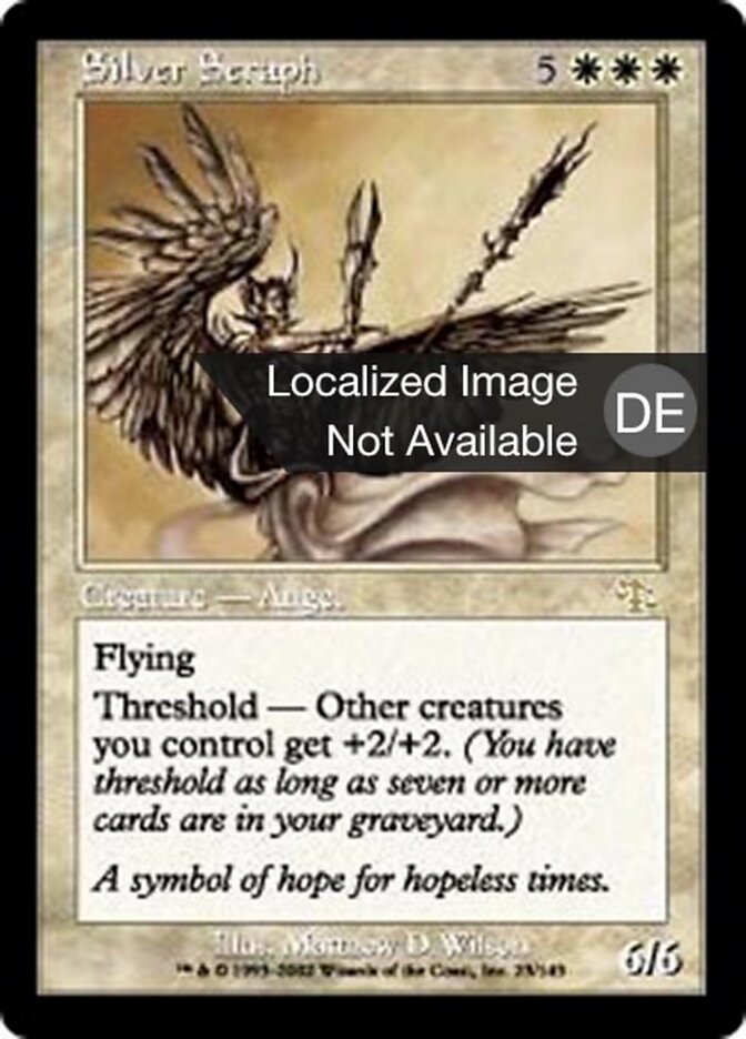 Silberner Seraph