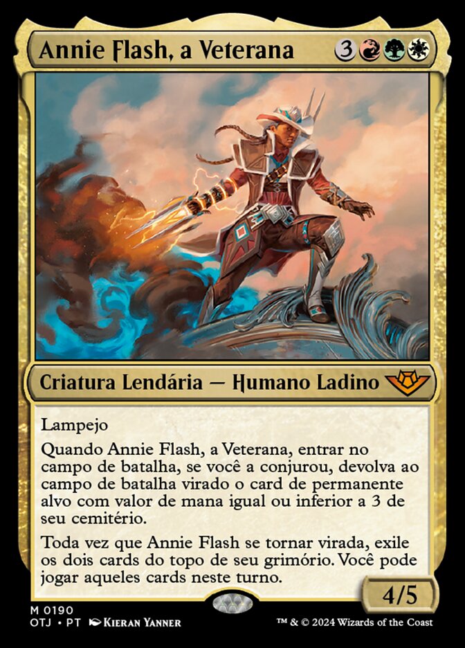 Annie Flash, a Veterana