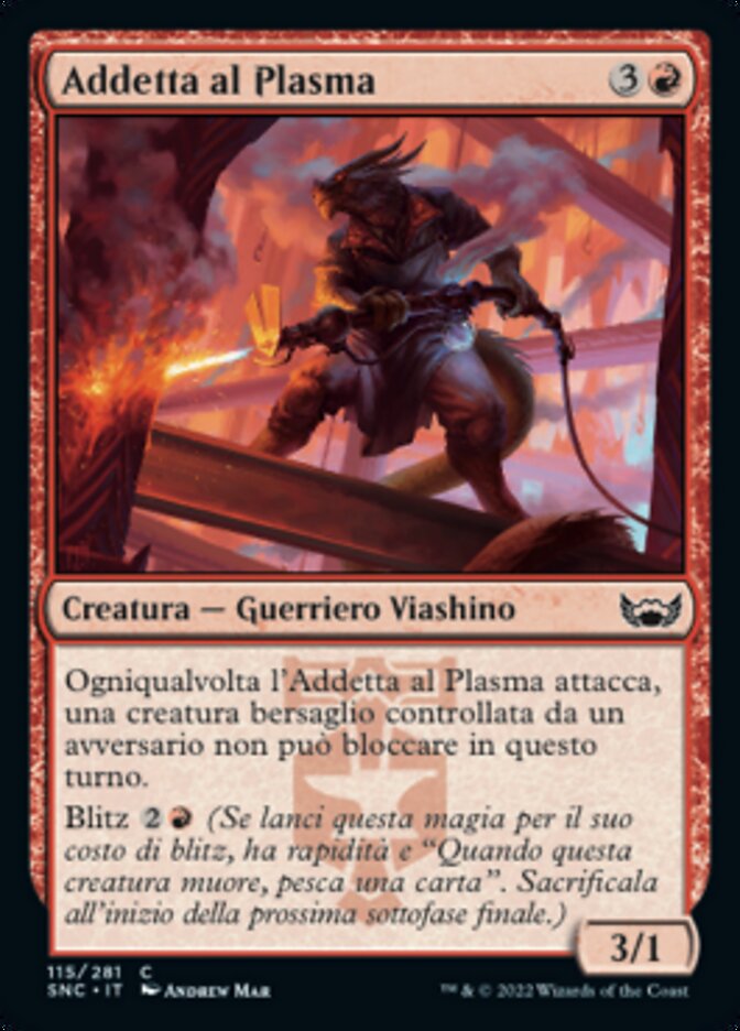 Addetta al Plasma